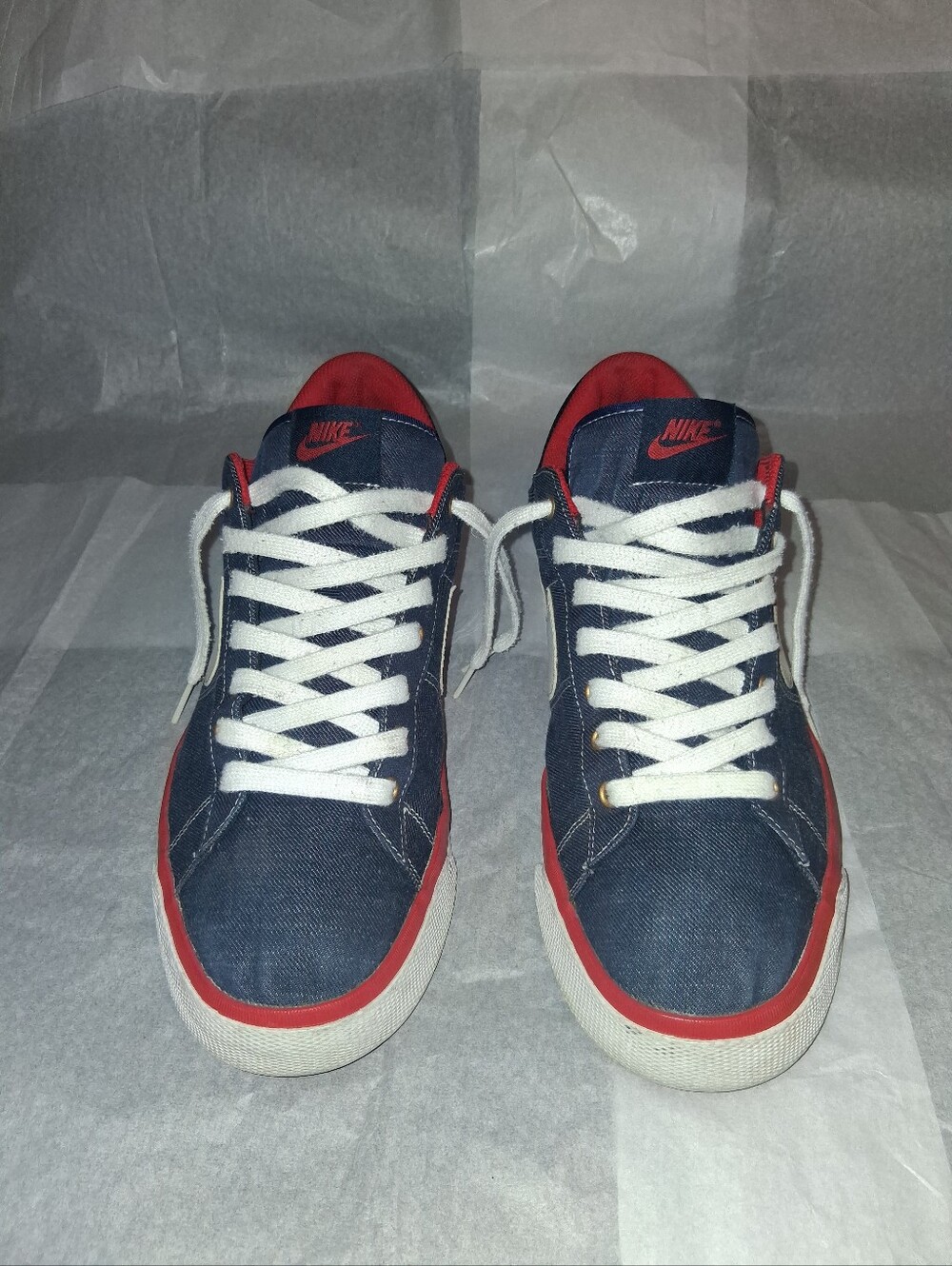 Nike Denim Blue Jean Sneakers, Men 13 - Picture 2 of 7